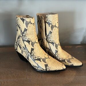 Matisse Snake Skin Boots